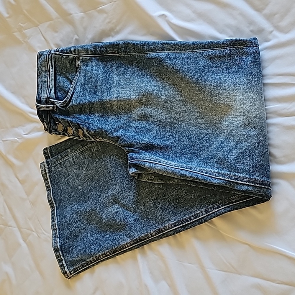 BLANK NYC The Chrystie High Rise Cropped Wide Leg Stretch Sz 24 NWT